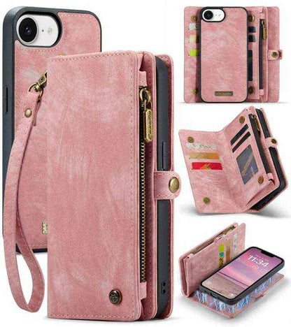 CaseMe multifunktionale Leder Handyhülle für iPhone 16e | 16 | 16 Plus | 16 Pro | 16 PRO Max