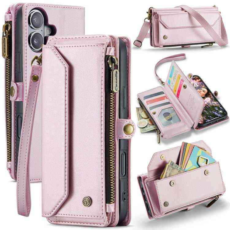 CaseMe Leder RFID Klappetui mit Geldbörse für iPhone 16e | 16 Pro Max | 16 Pro | 16 Plus | 16