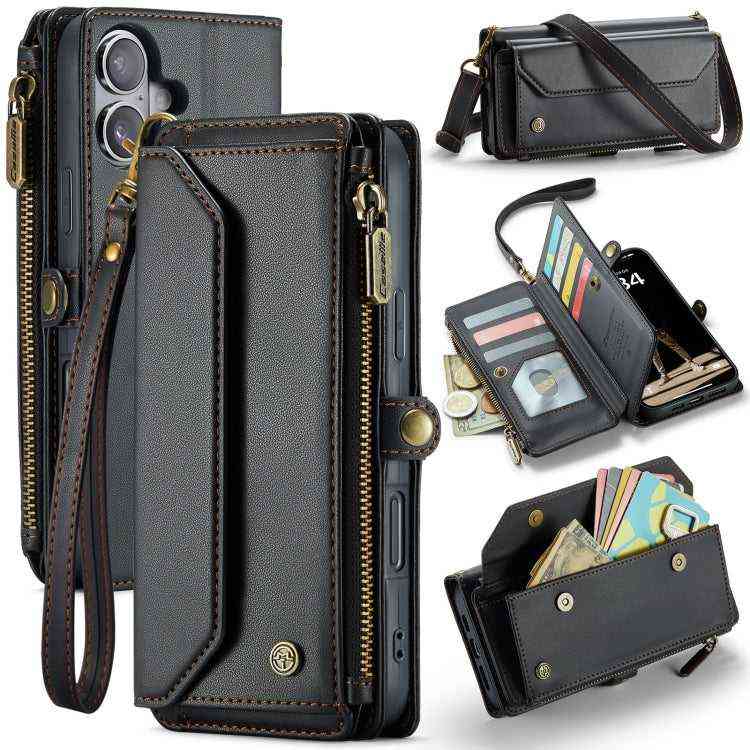 CaseMe Leder RFID Klappetui mit Geldbörse für iPhone 16e | 16 Pro Max | 16 Pro | 16 Plus | 16