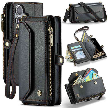 CaseMe Leder RFID Klappetui mit Geldbörse für iPhone 16e | 16 Pro Max | 16 Pro | 16 Plus | 16