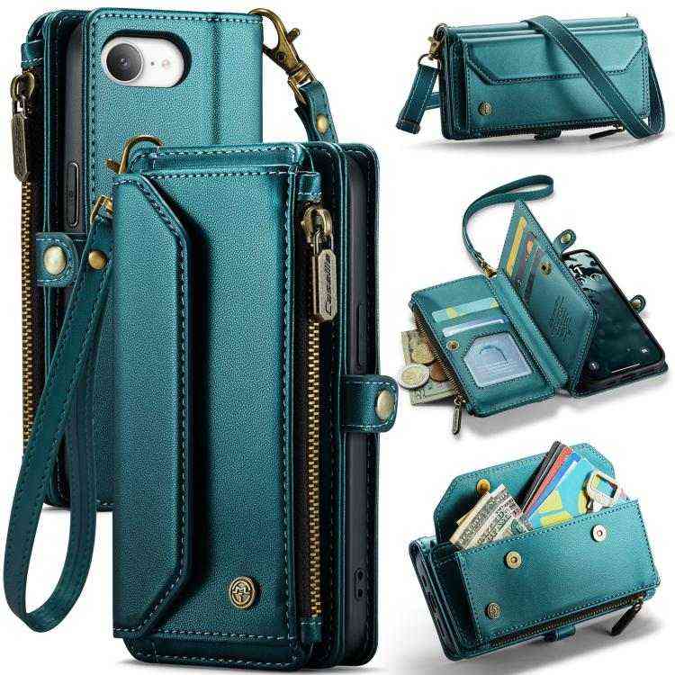 CaseMe Leder RFID Klappetui mit Geldbörse für iPhone 16e | 16 Pro Max | 16 Pro | 16 Plus | 16
