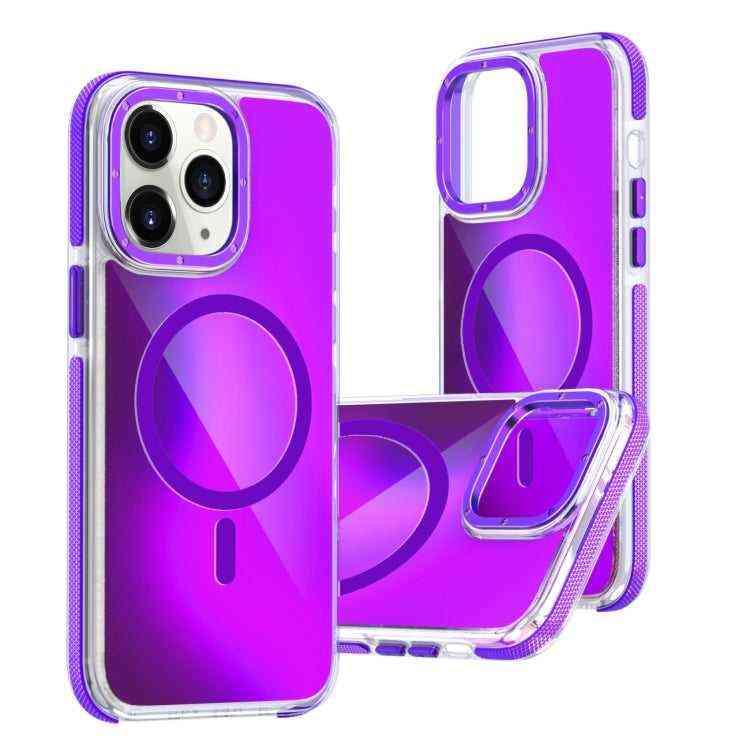 Zweifarbige Farbverlauf-Discolor-MagSafe-Telefonhülle, For iPhone 12, For iPhone 12 Pro Max, For iPhone 12 Pro, For iPhone 11 Pro Max, For iPhone 11