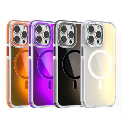 Zweifarbige Farbverlauf-Discolor-MagSafe-Telefonhülle, For iPhone 15, For iPhone 14 Plus, For iPhone 14, For iPhone 14 Pro, For iPhone 14 Pro Max, For iPhone 13 Pro Max, For iPhone 13 Pro, For iPhone 13