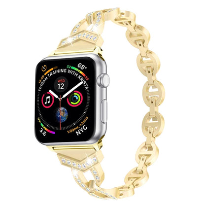 Rhinestone Stainless Steel Band and Aluminum for Apple Watch Series 3 & 2 & 1 38 mm