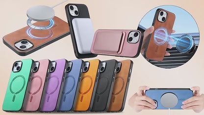 Magsafe Leather Phone Case for Xiaomi 14 Series