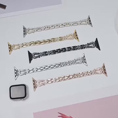 Rhinestone Glitter Bracelet for Apple Watch 49 - 38 mm